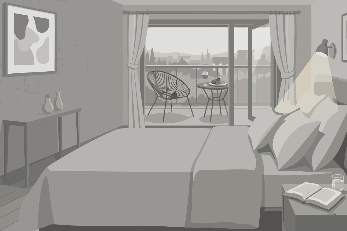 Chambre Lit King-Size ou Lits Jumeaux de Luxe
